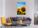 Canvas Flowers of Peace (1-piece) Vertical - sunflowers in a vast field 142445 additionalThumb 3