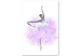 Canvas Dancing Ballerina (1-piece) - woman in a purple tulle dress 144045