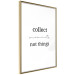 Poster Collect Moments Not Things - Minimalist Typography on a White Background 146145 additionalThumb 6