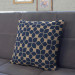 Decorative Microfiber Pillow Oriental tiles - a beige and blue ceramic-inspired pattern cushions 146845 additionalThumb 3