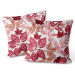Decorative Velor Pillow Autumn leaves - composition of red maple leaves on a white background 147145 additionalThumb 3