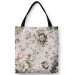 Shopping Bag In a rose garden - flower composition in shades of green and pink 147445