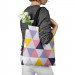 Shopping Bag Colourful mosaic - a geometric composition of triangles 147545 additionalThumb 3