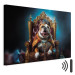 Canvas Art Print AI Dog English Bulldog - Animal in the Role of King on the Throne - Horizontal 150245 additionalThumb 8