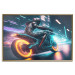 Poster Night Race - Speeding Motorcycle in the City Light 150645 additionalThumb 22