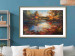Wall Poster Autumn Lake - Orange-Brown Landscape Inspired by Monet 151145 additionalThumb 25