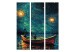 Room Separator Starry Night - Impressionistic Landscape With a View of the Sea and Sky [Room Dividers] 151745 additionalThumb 7