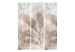 Folding Screen Delicate Leaves - Intertwining Shadows in Beige [Room Dividers] 152045 additionalThumb 3