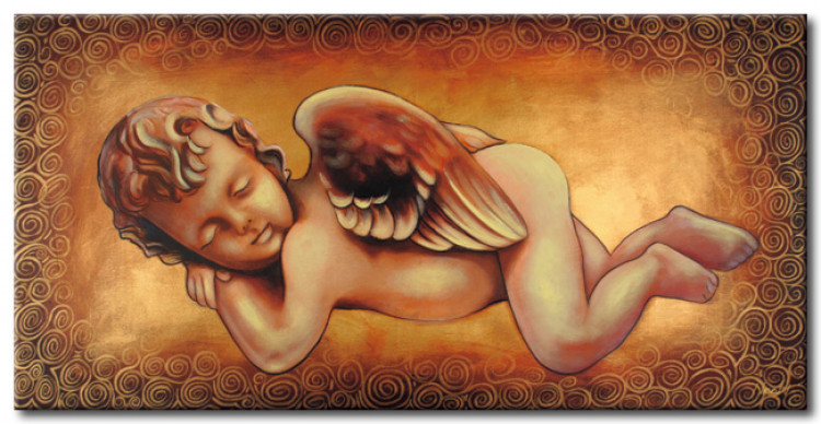 Canvas Little angel sleeping 49145