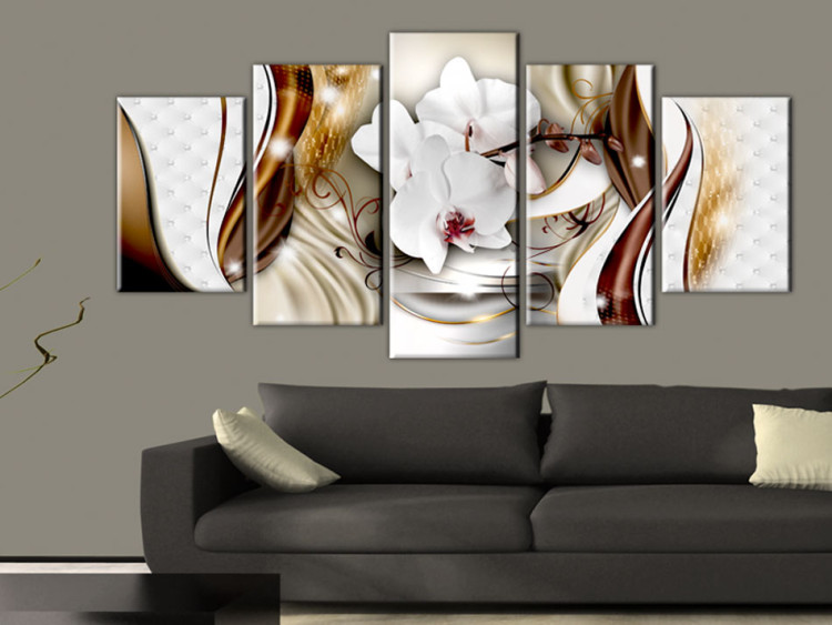 Canvas Charming orchids 50045 additionalImage 3