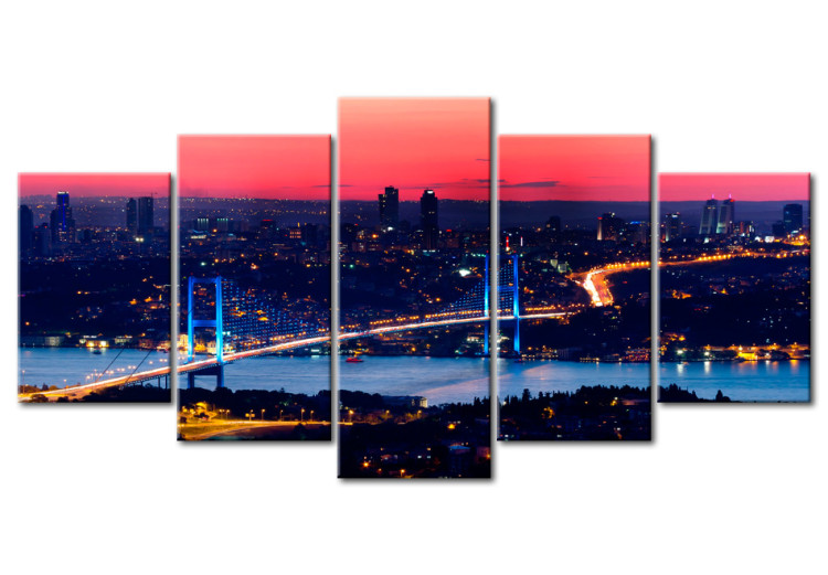 Canvas Art Print A night in Istanbul 50545