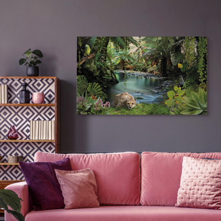Canvas Art Print In the jungle 58545 additionalImage 3