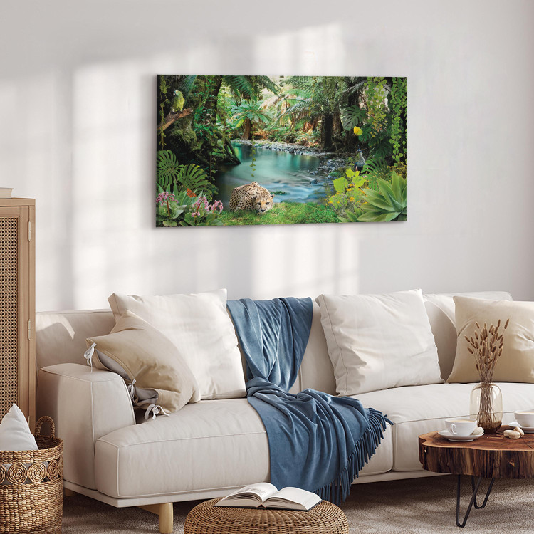 Canvas Art Print In the jungle 58545 additionalImage 4