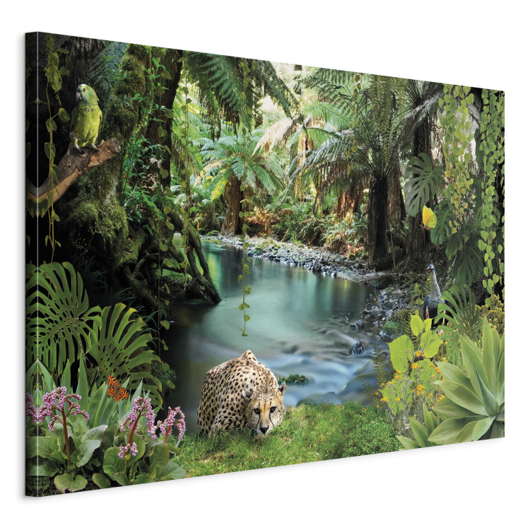 Canvas Art Print In the jungle 58545 additionalImage 2