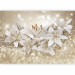 Wall Mural Glamour floral motif - lilies on glittering crystals with sparkle 90445 additionalThumb 5