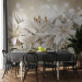 Wall Mural Glamour floral motif - lilies on glittering crystals with sparkle 90445 additionalThumb 4