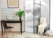 Room Divider White Tunnel - abstract white geometric figures in a bright tunnel 95245 additionalThumb 4