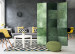 Room Divider Screen Green Puzzle - green texture in a square mosaic motif 95445 additionalThumb 4