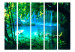 Room Divider Screen Kursunlu Waterfalls II - landscape of a blue waterfall against a forest backdrop 95545 additionalThumb 3