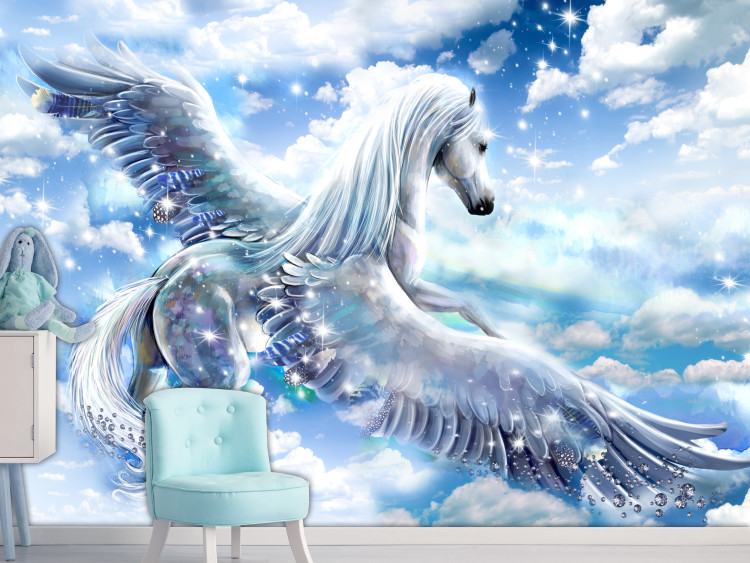 Wall Mural Pegasus (Blue) 107255