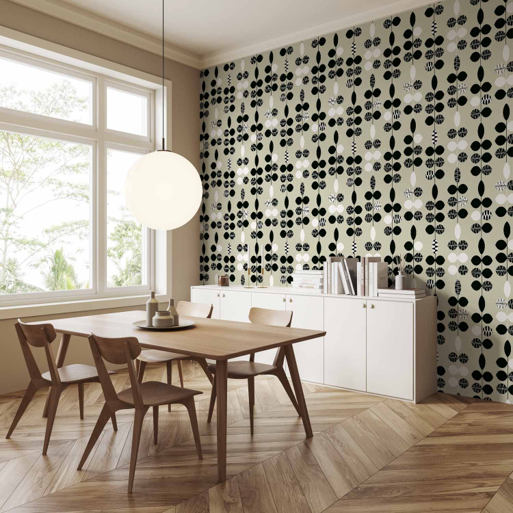 Wallpaper Black and White Dots 114655 additionalImage 5