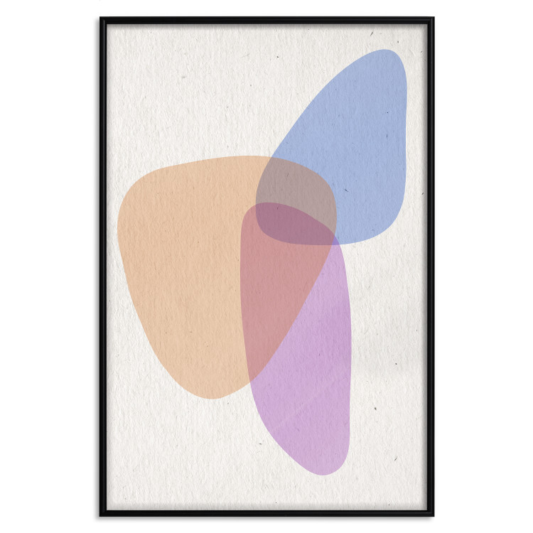 Wall Poster Common Part - abstraction in beige with colorful irregular forms 116955 additionalImage 18