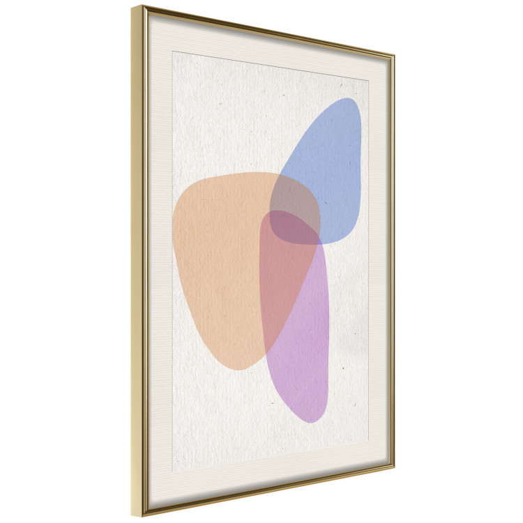 Wall Poster Common Part - abstraction in beige with colorful irregular forms 116955 additionalImage 2