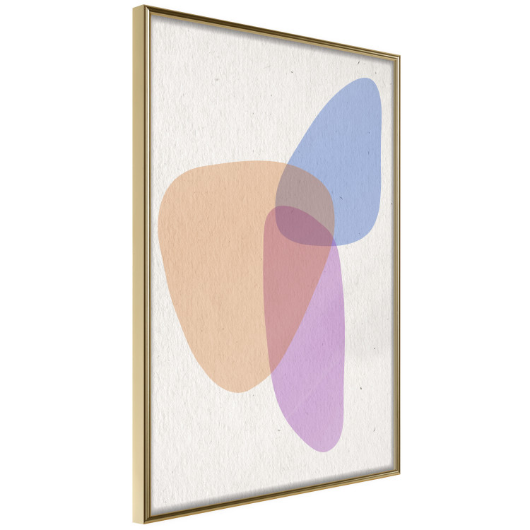 Wall Poster Common Part - abstraction in beige with colorful irregular forms 116955 additionalImage 14
