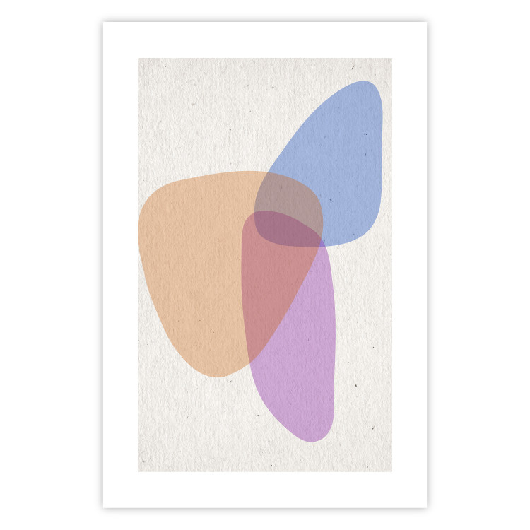 Wall Poster Common Part - abstraction in beige with colorful irregular forms 116955 additionalImage 25