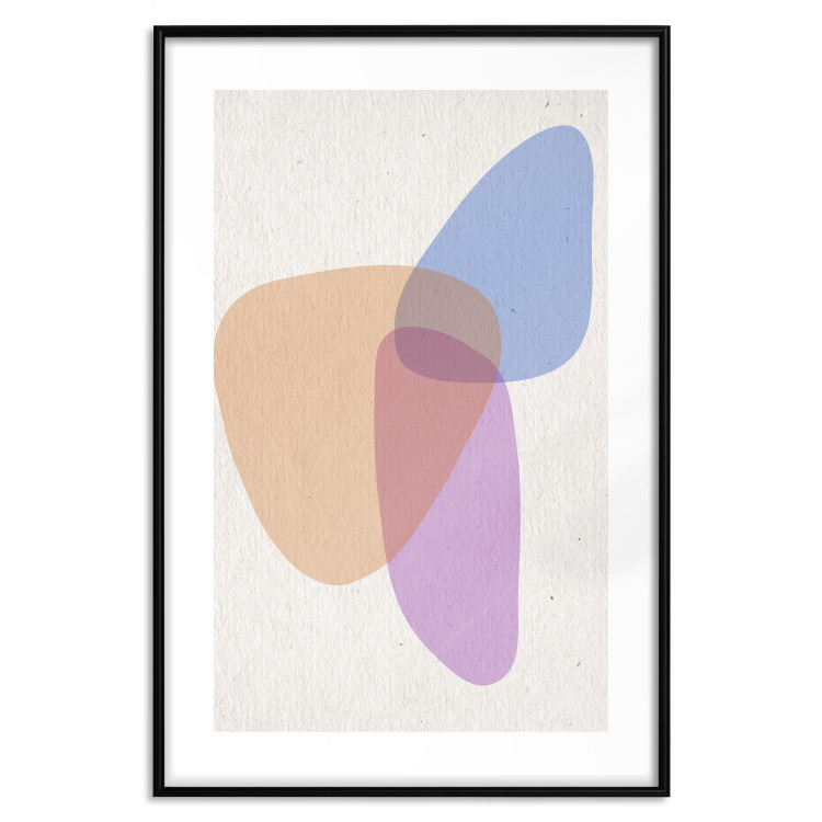 Wall Poster Common Part - abstraction in beige with colorful irregular forms 116955 additionalImage 17