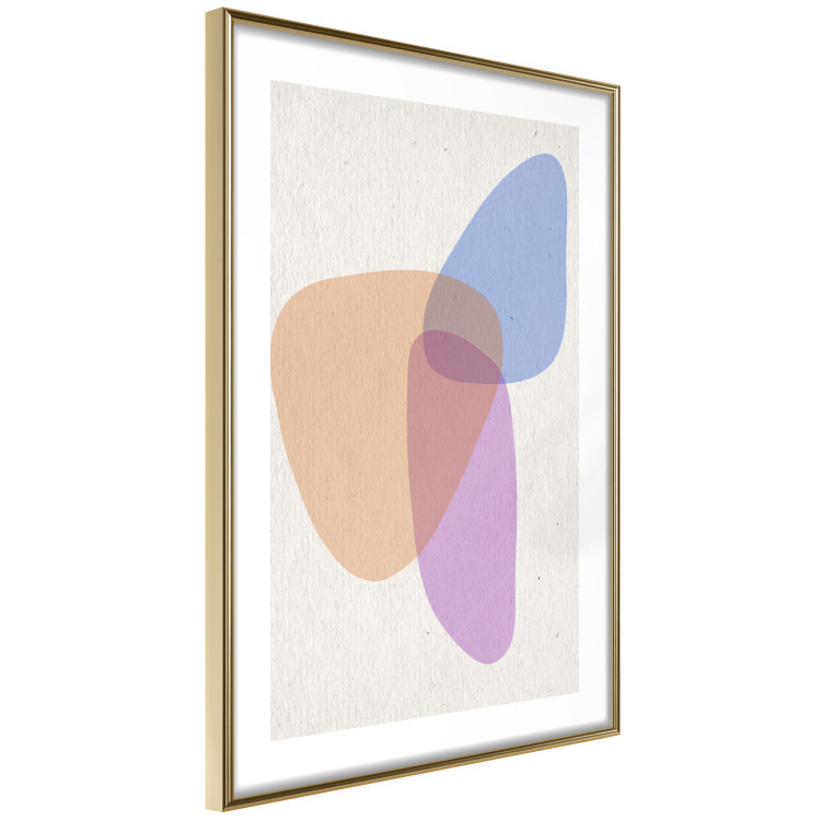 Wall Poster Common Part - abstraction in beige with colorful irregular forms 116955 additionalImage 6