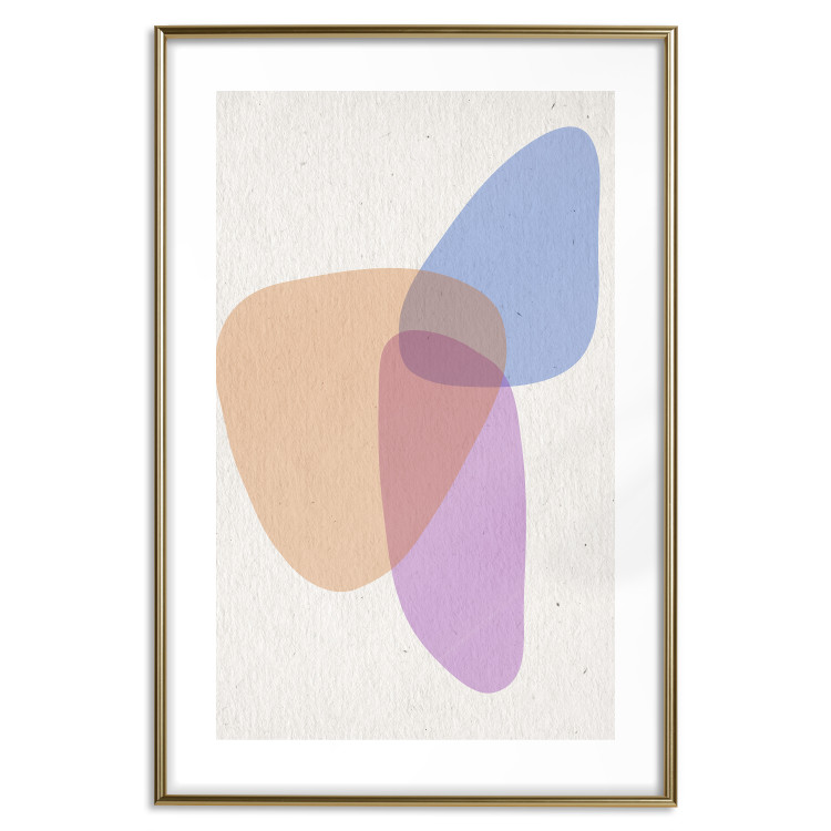 Wall Poster Common Part - abstraction in beige with colorful irregular forms 116955 additionalImage 16