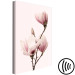 Canvas Art Print Breath of Spring (1-part) - Pink Magnolia Flower in Nature's Shade 117155 additionalThumb 6