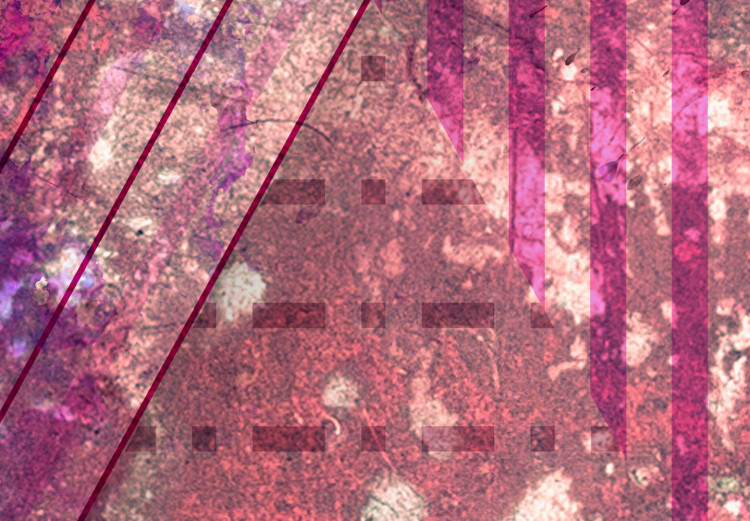 Wall Poster Crimson Abstraction - geometric composition with a touch of pink 118255 additionalImage 6