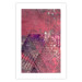 Wall Poster Crimson Abstraction - geometric composition with a touch of pink 118255 additionalThumb 25