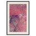 Wall Poster Crimson Abstraction - geometric composition with a touch of pink 118255 additionalThumb 18