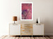 Wall Poster Crimson Abstraction - geometric composition with a touch of pink 118255 additionalThumb 9