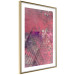 Wall Poster Crimson Abstraction - geometric composition with a touch of pink 118255 additionalThumb 12