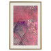 Wall Poster Crimson Abstraction - geometric composition with a touch of pink 118255 additionalThumb 19