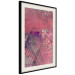 Wall Poster Crimson Abstraction - geometric composition with a touch of pink 118255 additionalThumb 13