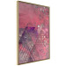 Wall Poster Crimson Abstraction - geometric composition with a touch of pink 118255 additionalThumb 4