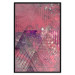 Wall Poster Crimson Abstraction - geometric composition with a touch of pink 118255 additionalThumb 18