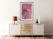 Wall Poster Crimson Abstraction - geometric composition with a touch of pink 118255 additionalThumb 10