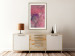 Wall Poster Crimson Abstraction - geometric composition with a touch of pink 118255 additionalThumb 21