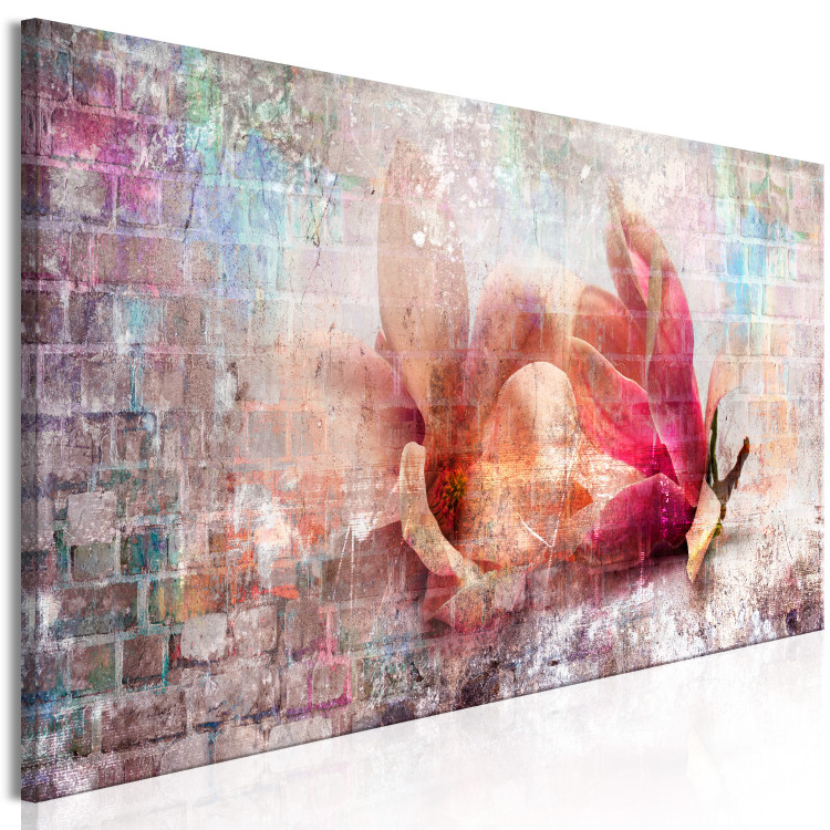 Canvas Colourful Magnolias (1 Part) Narrow 118555 additionalImage 2