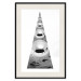 Poster Perpetual Motion - black and white industrial abstraction with a triangle 118755 additionalThumb 18