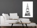 Poster Perpetual Motion - black and white industrial abstraction with a triangle 118755 additionalThumb 4