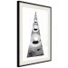 Poster Perpetual Motion - black and white industrial abstraction with a triangle 118755 additionalThumb 3