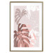 Poster Pastel Monstera - abstraction in tropical leaves on a light background 119255 additionalThumb 14