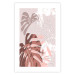 Poster Pastel Monstera - abstraction in tropical leaves on a light background 119255 additionalThumb 25